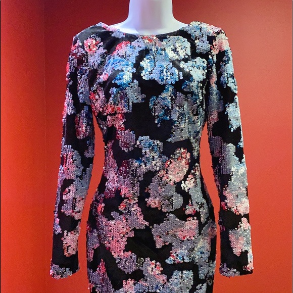 ** SOLD **Dress the Population Fran Dress. X - Picture 3 of 7